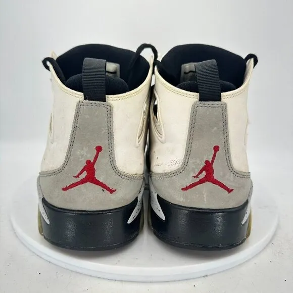 Nike Air Jordan Flight Club ‘91 Men Size 11 Shoes White Cement Grey 555475–102