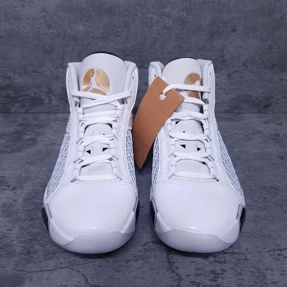 NIKE Air Jordan XXXVIII 38 Fiba Basketball Shoes Men 8 Women 9.5 White Black nby