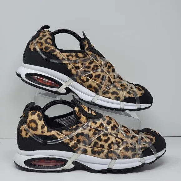 Nike Air Kukini DJ6418-001 Men Sz 10 Leopard Print Black White Sneaker Shoes NEW