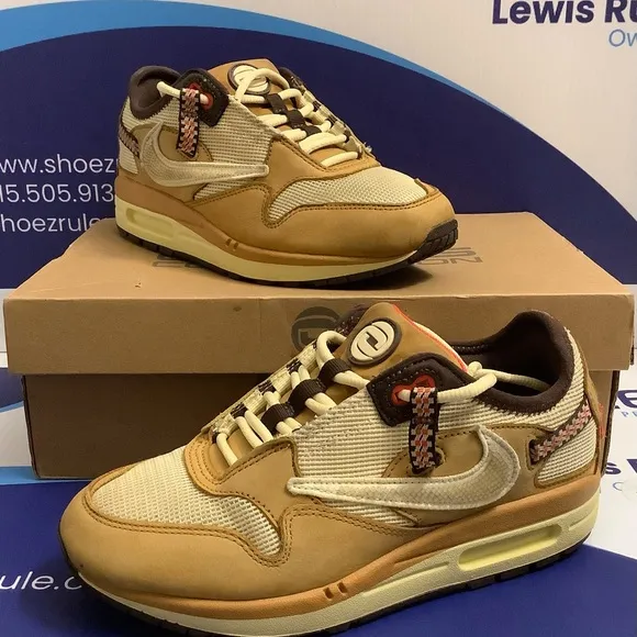 Nike Air Max 1 Travis Scott Cactus Jack Kids Size 6.5y