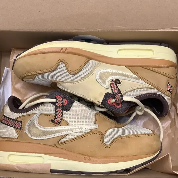 Nike Air Max 1 Travis Scott Cactus Jack Kids Size 6.5y
