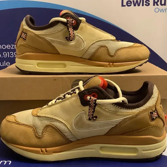 Nike Air Max 1 Travis Scott Cactus Jack Kids Size 6.5y