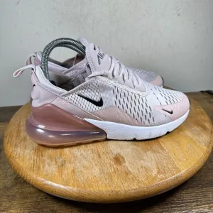 Nike Air Max 270 White Soft Pink‎ Women's Size 7.5 Shoes Sneakers AH6789-604