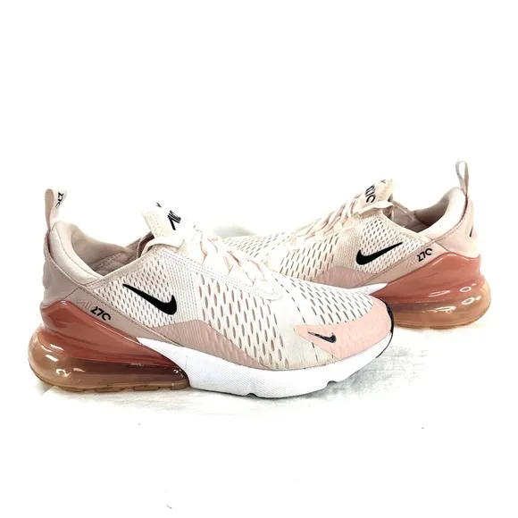 Nike Air Max 270 Women Size 10 Light Soft Pink Running Athletic Shoe