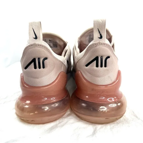 Nike Air Max 270 Women Size 10 Light Soft Pink Running Athletic Shoe