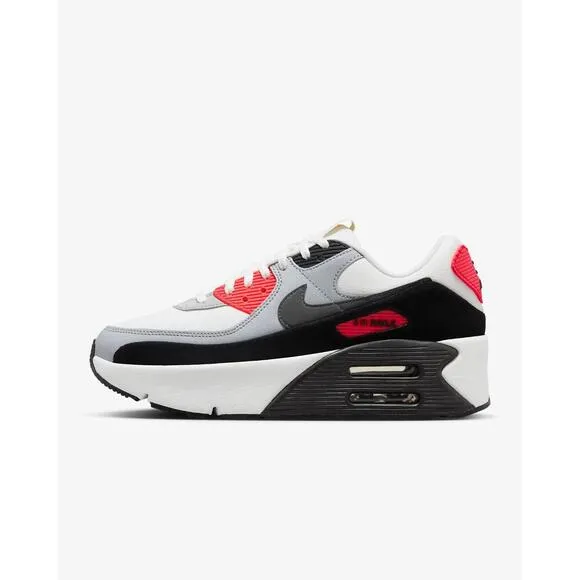 Nike Air Max 90 LV8 FD4328-101 Sneaker Women White Lace Up Lifestyle Shoe FD0001