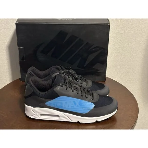 Nike Air Max 90 NS GPX Shoes Black/Laser Blue Heritage Men Sz 10‎ AJ7182-002 NIB