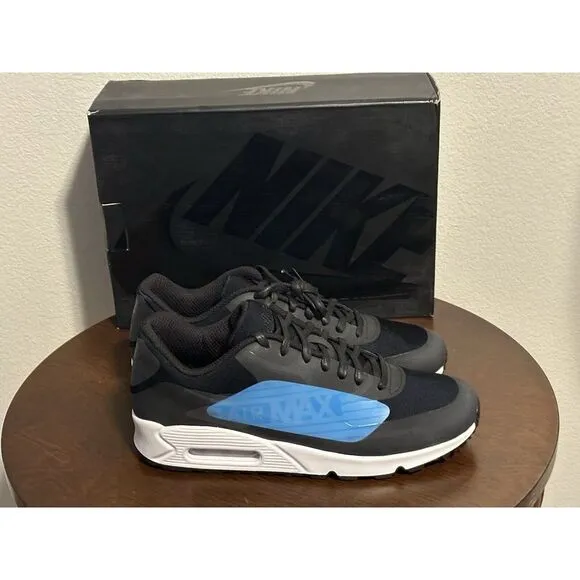 Nike Air Max 90 NS GPX Shoes Black/Laser Blue Heritage Men Sz 10‎ AJ7182-002 NIB