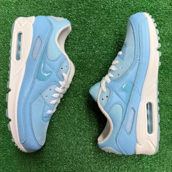 Nike Air Max 90 Ocean Bliss Blue Mens Casual Shoes FD0734-442 VNDS Size 8