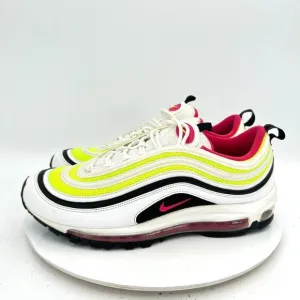Nike Air Max 97 Men Size 10 CI9871-100 White Rush Pink Black Volt Running Shoes