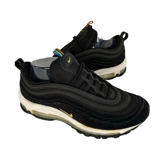 Nike Air Max 97 QS Olympic Rings Men 7.5 Black Shoes 2019 Sneakers