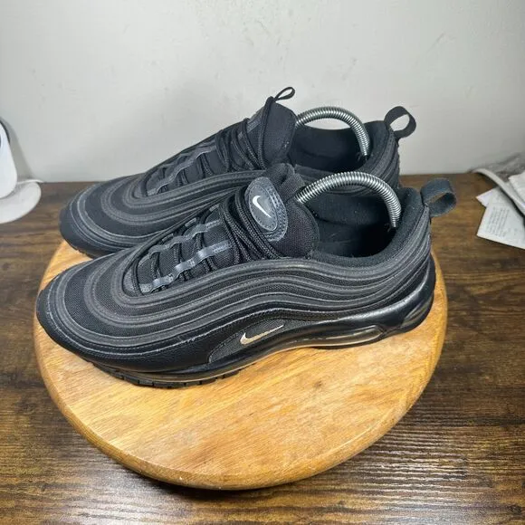 Nike Air Max 97 Terry Cloth Mens Size 11.5 Black Athletic Shoes 921826-015