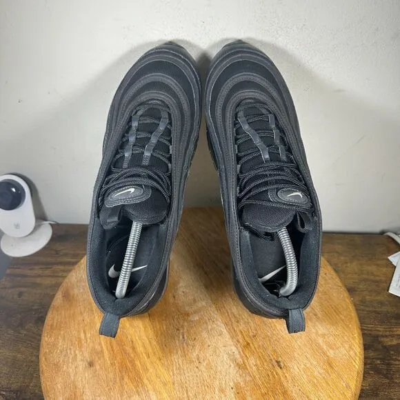 Nike Air Max 97 Terry Cloth Mens Size 11.5 Black Athletic Shoes 921826-015