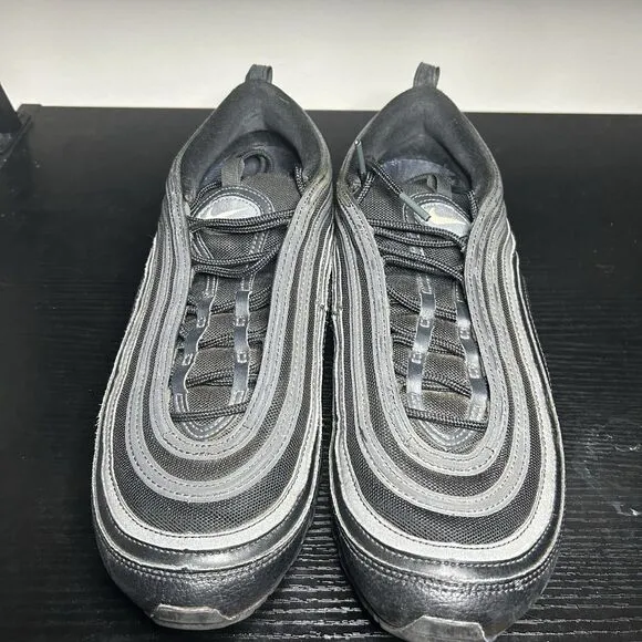 Nike Air Max 97 Terry Cloth Mens Size 12 Black Athletic Shoes 921826-015