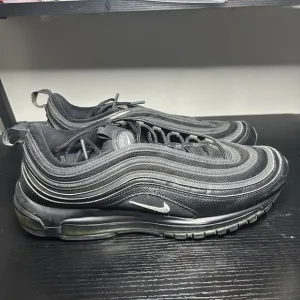Nike Air Max 97 Terry Cloth Mens Size 12 Black Athletic Shoes 921826-015