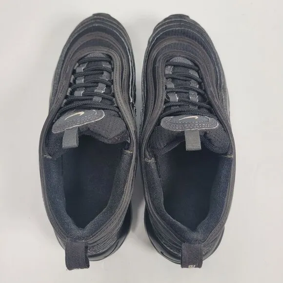 Nike Air Max 97 Triple Black Youth Sneakers 921522-011 US Size 5Y
