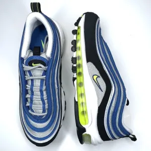 Nike Air Max 97 Women Shoes Size 9 Atlantic Blue Voltage Yellow DQ9131-400