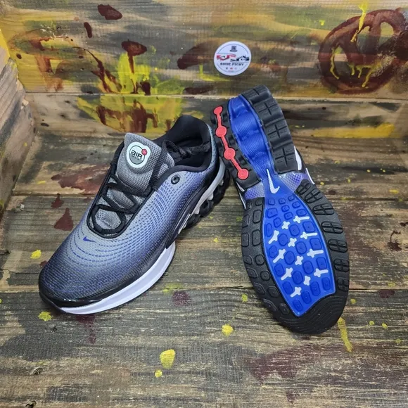 Nike Air Max DN SE Lt Grey/Blue Kids Youth Shoes Sz 6.5y =Women 8 New HQ4873-001