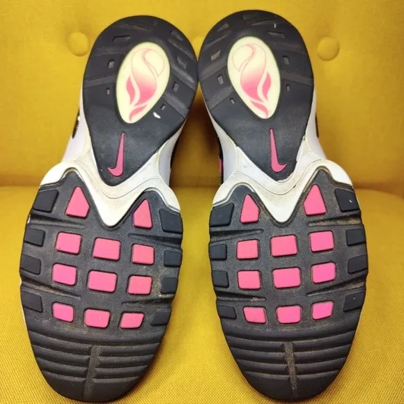 Nike Air Max Griffey 1 Black &amp; Pink Sneaker Youth GS Shoes Size 7Y