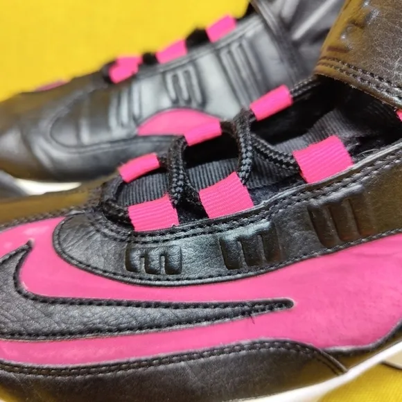 Nike Air Max Griffey 1 Black &amp; Pink Sneaker Youth GS Shoes Size 7Y