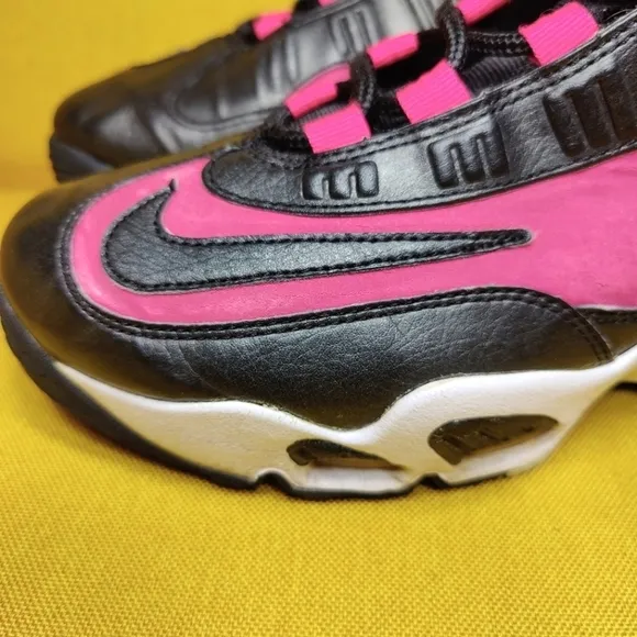 Nike Air Max Griffey 1 Black &amp; Pink Sneaker Youth GS Shoes Size 7Y