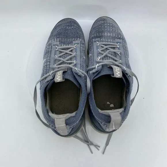 Nike Air Vapormax 2021 Flyknit Armory Blue White Gray Men Shoes DH4084-400 Sz 10