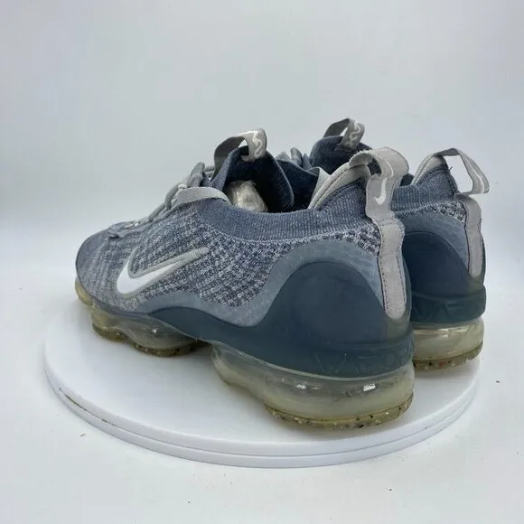 Nike Air Vapormax 2021 Flyknit Armory Blue White Gray Men Shoes DH4084-400 Sz 10