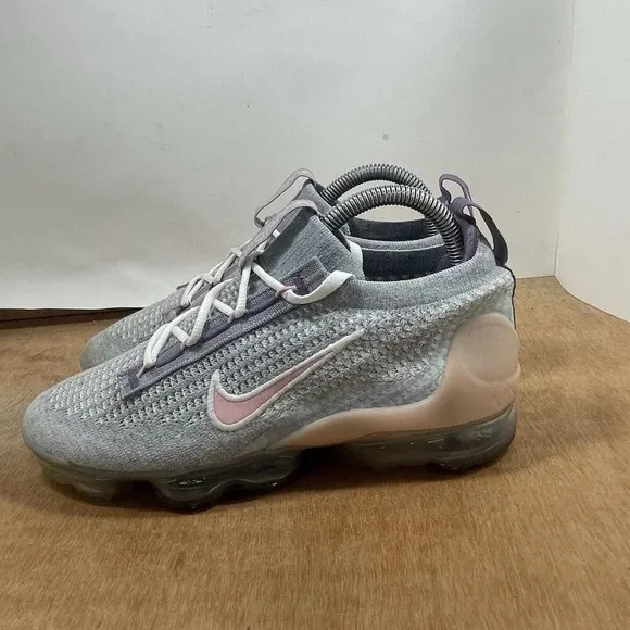 Nike Air VaporMax 2021 Flyknit Women Size 6.5 Shoes 'Pink Glaze' DB1550-007