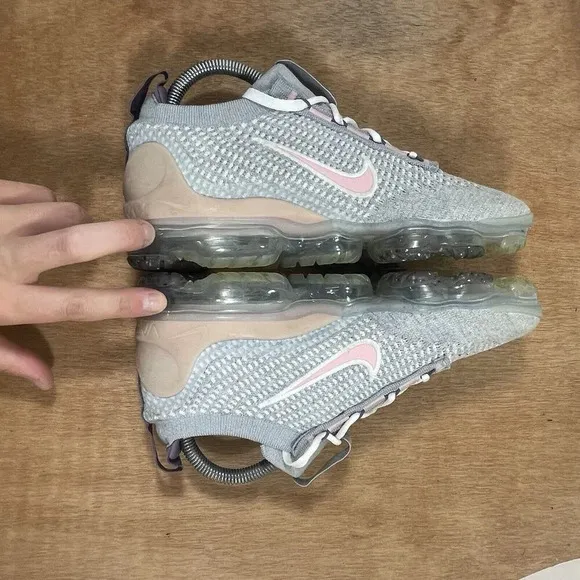 Nike Air VaporMax 2021 Flyknit Women Size 6.5 Shoes 'Pink Glaze' DB1550-007