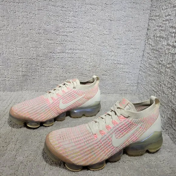 Nike Air Vapormax AJ6910-008 Womens Size 8.5 Sunset Pulse Flyknit Athletic Shoes