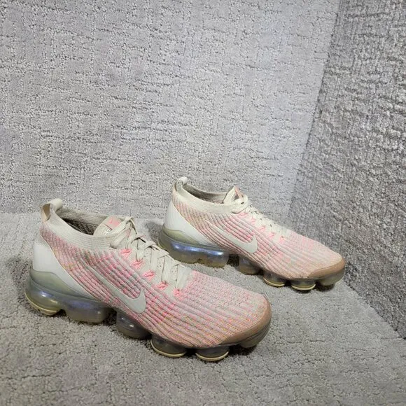 Nike Air Vapormax AJ6910-008 Womens Size 8.5 Sunset Pulse Flyknit Athletic Shoes