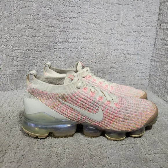 Nike Air Vapormax AJ6910-008 Womens Size 8.5 Sunset Pulse Flyknit Athletic Shoes