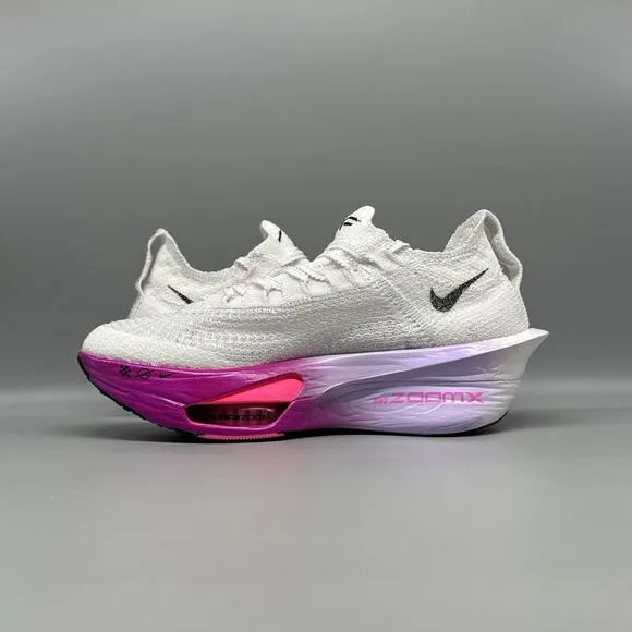 Nike Air Zoom Alphafly NEXT% 3 White Vivid Grape W Run FD8315-100 Size 7 Women