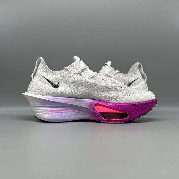Nike Air Zoom Alphafly NEXT% 3 White Vivid Grape W Run FD8315-100 Size 7 Women