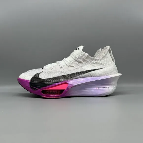 Nike Air Zoom Alphafly NEXT% 3 White Vivid Grape W Run FD8315-100 Size 7 Women