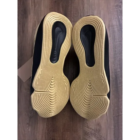 Nike Air Zoom GT Hustle 3 TB Gold Black Men Size 13 Basketball Shoes HM0268-700