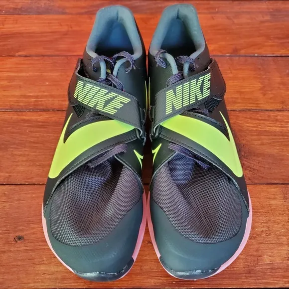 Nike Air Zoom LJ Elite Men 5.5 Black Track Field Jumping Spikes Shoes CT0079-001