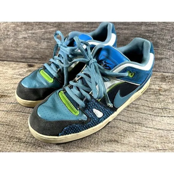 Nike Air Zoom Oncore 2 6.0 Suede Blue White Men's Size 13 US 366630-441 Shoes