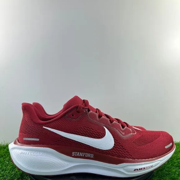 Nike Air Zoom Pegasus 41 Stanford Men Size 9 Cardinal Red Shoes FZ5142-600 NEW