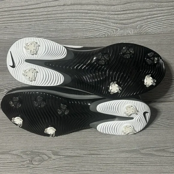 Nike Air Zoom Victory Tour 3 Golf Shoes Black White DV6798-010 Sz 14 Soft Spikes
