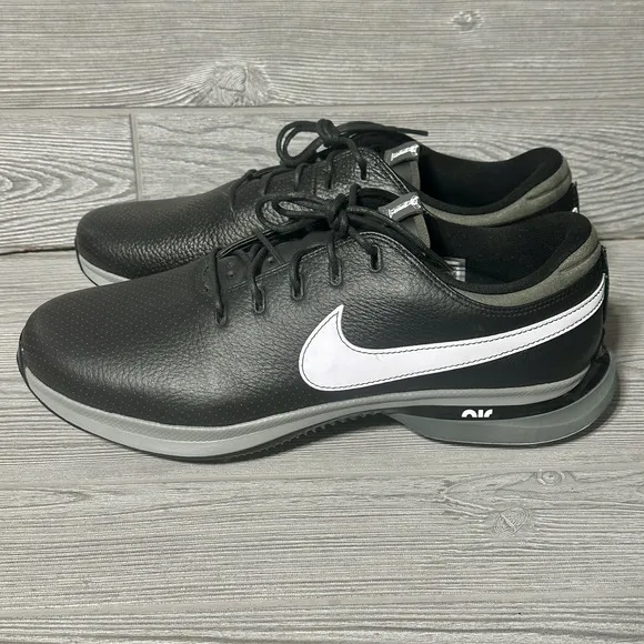Nike Air Zoom Victory Tour 3 Golf Shoes Black White DV6798-010 Sz 14 Soft Spikes