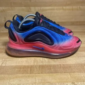 Nike Air Max 720 GS Shoes Black Racer Blue AQ3196-013 youth size 5Y Women Sz 6.5
