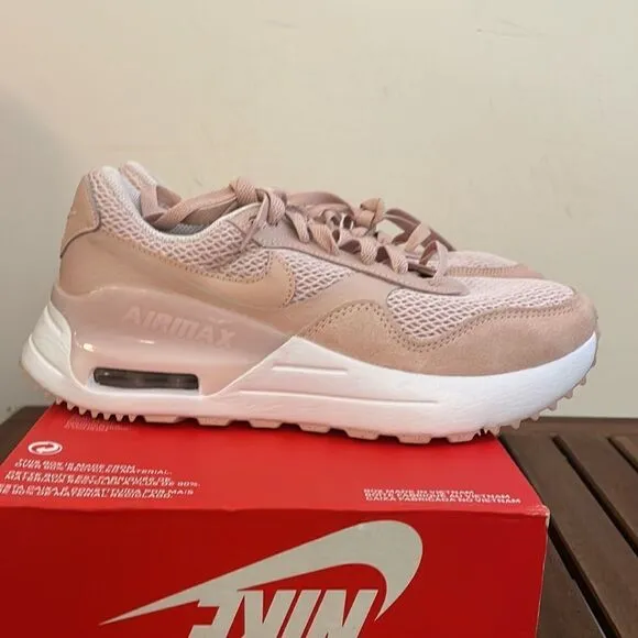 Nike Air Max SYSTEM Barely Rose Pink Oxford Women Size 8(DM9538-600)