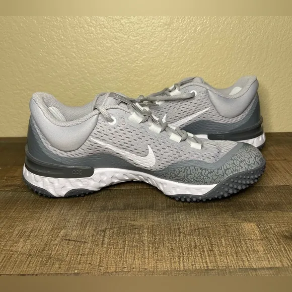 Nike Alpha Huarache Elite 4 Turf “Wolf Grey”- Size 9.5 and 12 Men Available.