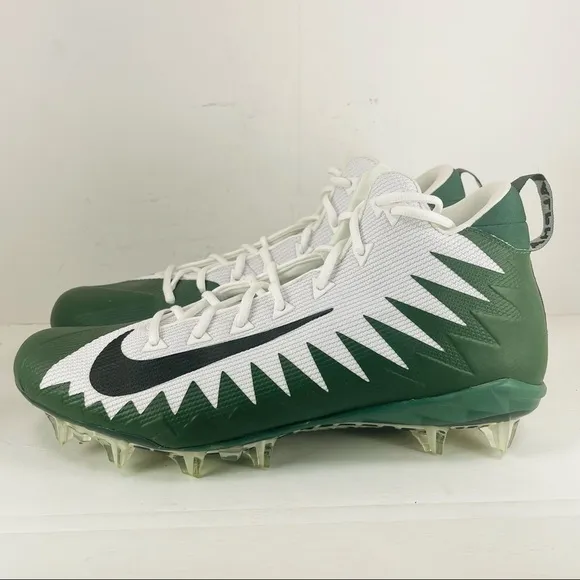 Nike Alpha Menace Football Shoes Green Men Size 13.5