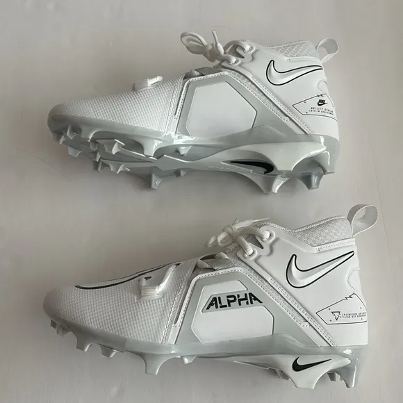 Nike Alpha Menace Pro 3 Football Cleats Shoes CT6649-109 Men Size 8