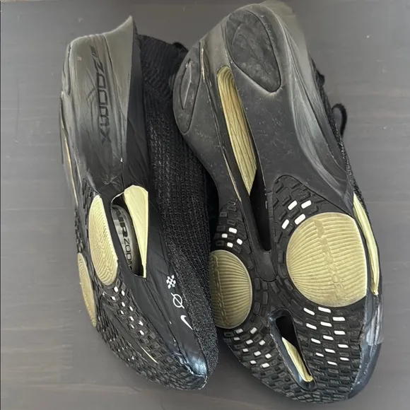 Nike aplha fly 3 Men's Black Running Shoes Womens 8 men’s 6.5