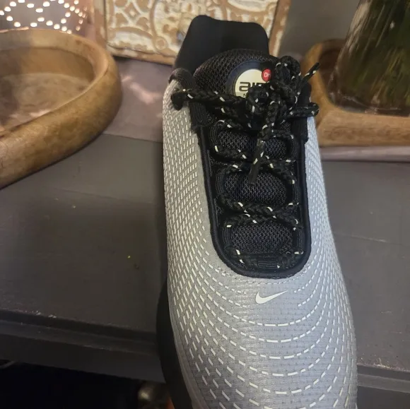 Nike Black and Gray Athletic Shoes with Sleek Design