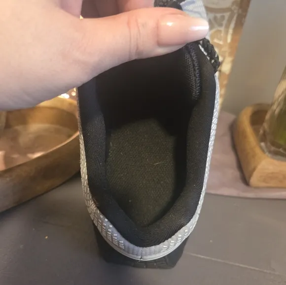 Nike Black and Gray Athletic Shoes with Sleek Design