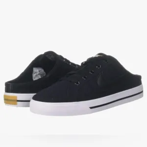 Nike Black and White Court Legacy Mule-Women’s Size 7